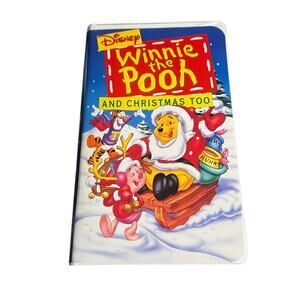 Winnie the Pooh‎ and Christmas Too Vintage VHS Walt Disney Video 1997